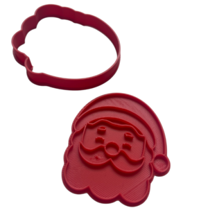 Santa Playdough and cookie cutter
